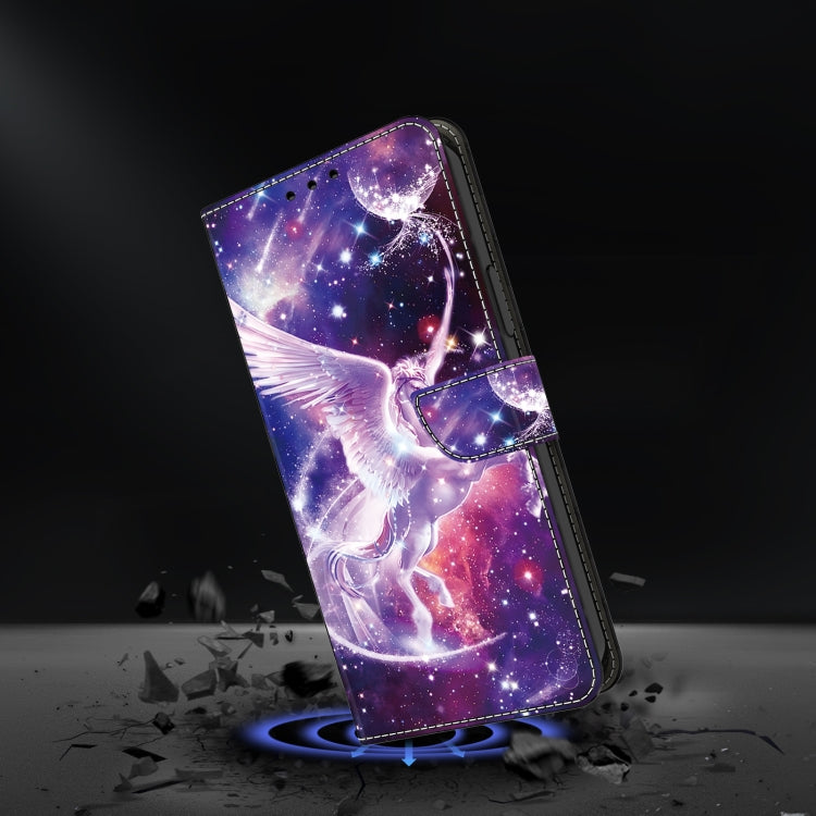 For Honor 20 lite/10 Lite Crystal Painted Leather Phone case(Unicorn)