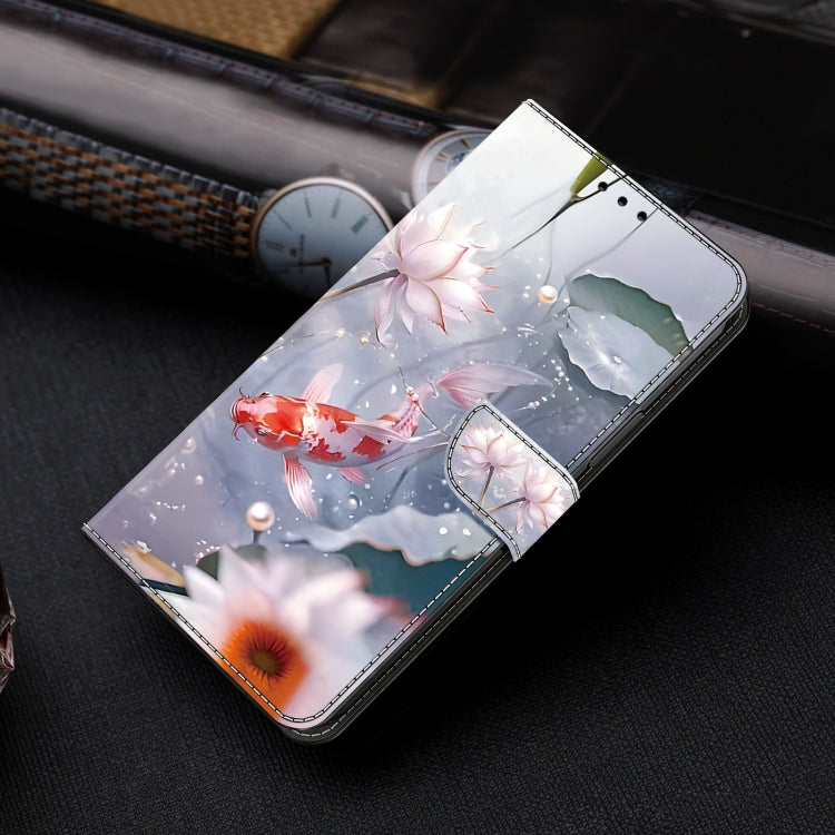 For Honor 20 lite/10 Lite Crystal Painted Leather Phone case(Koi)