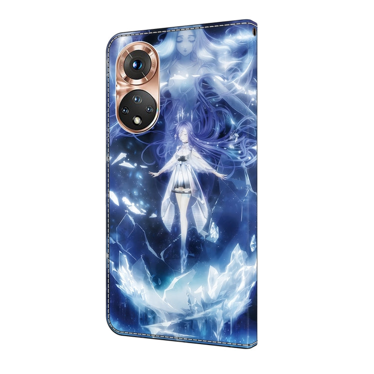 For Honor 50 Pro Crystal Painted Leather Phone case(Magic Fairy)