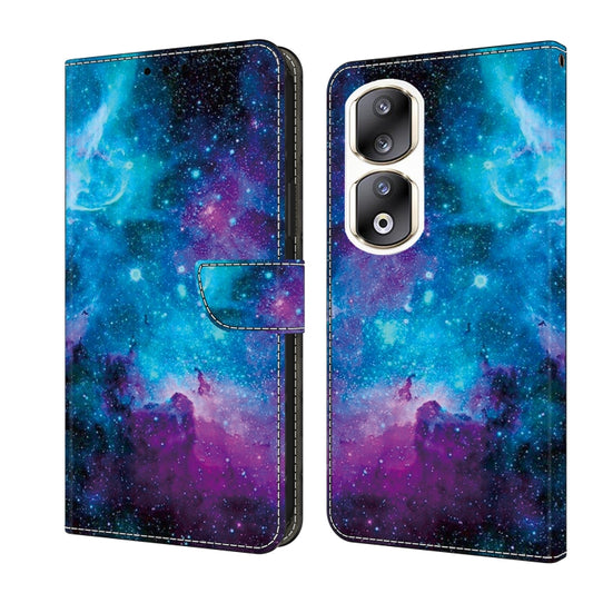 For Honor 90 Pro Crystal Painted Leather Phone case(Starry Sky)