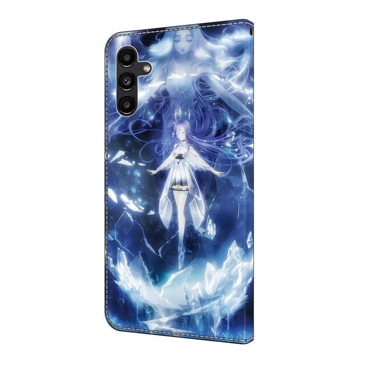 For Samsung Galaxy S24 5G Crystal Painted Leather Phone case(Magic Fairy)