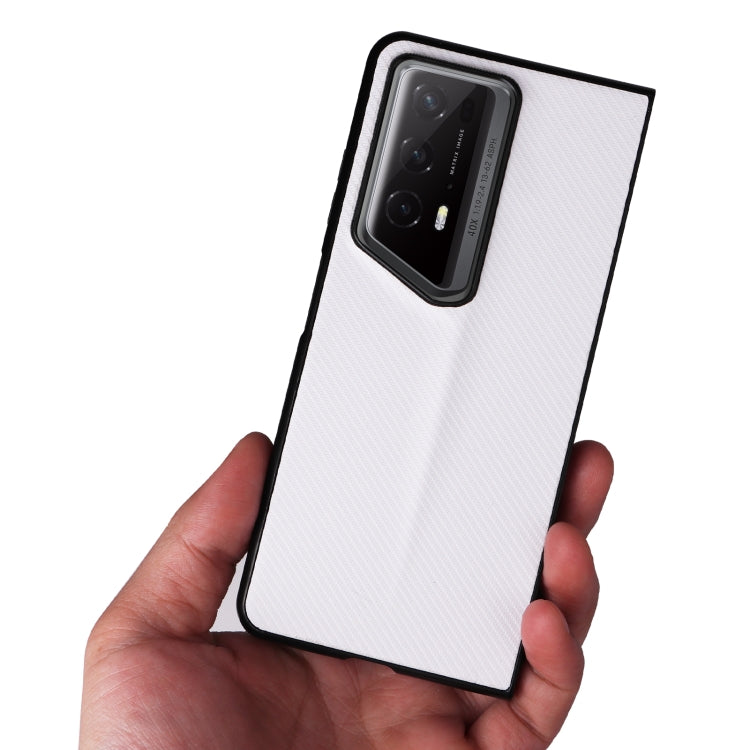 For Honor Magic V2 RSR Porsche Design PU Leather PC Phone Case(White)