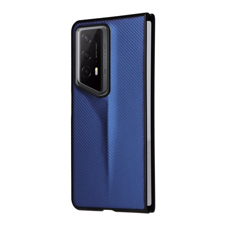 For Honor Magic V2 RSR Porsche Design PU Leather PC Phone Case(Blue)
