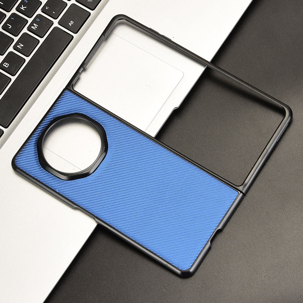 For Honor Magic V3 PU Leather PC Phone Case(Blue)