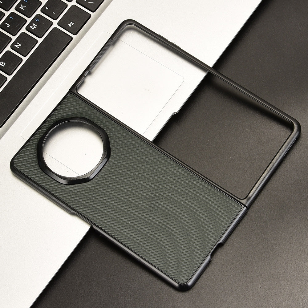 For Honor Magic V3 PU Leather PC Phone Case(Dark Green)