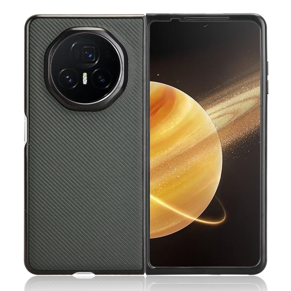 For Honor Magic V3 PU Leather PC Phone Case(Dark Green)