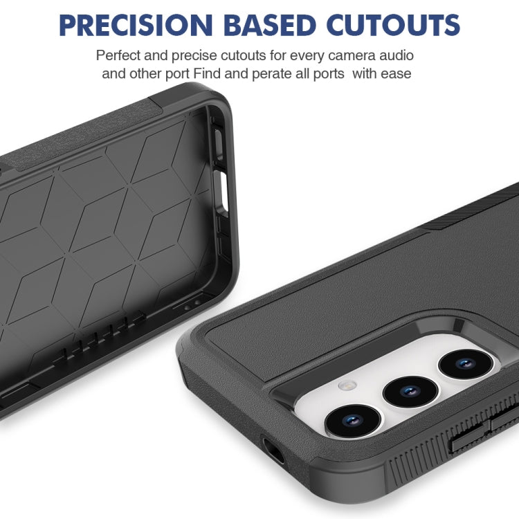 For Samsung Galaxy S24 5G 2 in 1 PC + TPU Phone Case(Black)