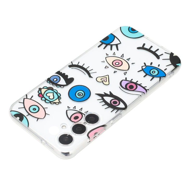 For Samsung Galaxy S24 5G Colorful Painting Pattern TPU Phone Case(Eye Monster)