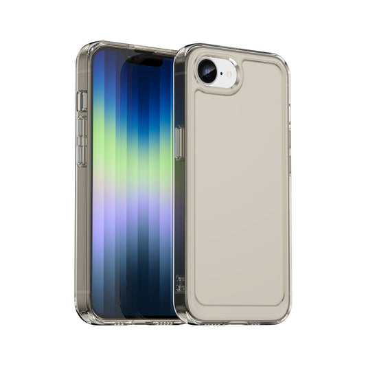 For iPhone 16e Candy Series TPU Phone Case(Transparent Grey)