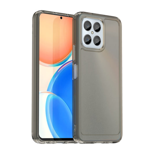 For Honor 70 Lite Candy Series TPU Phone Case(Transparent Grey)