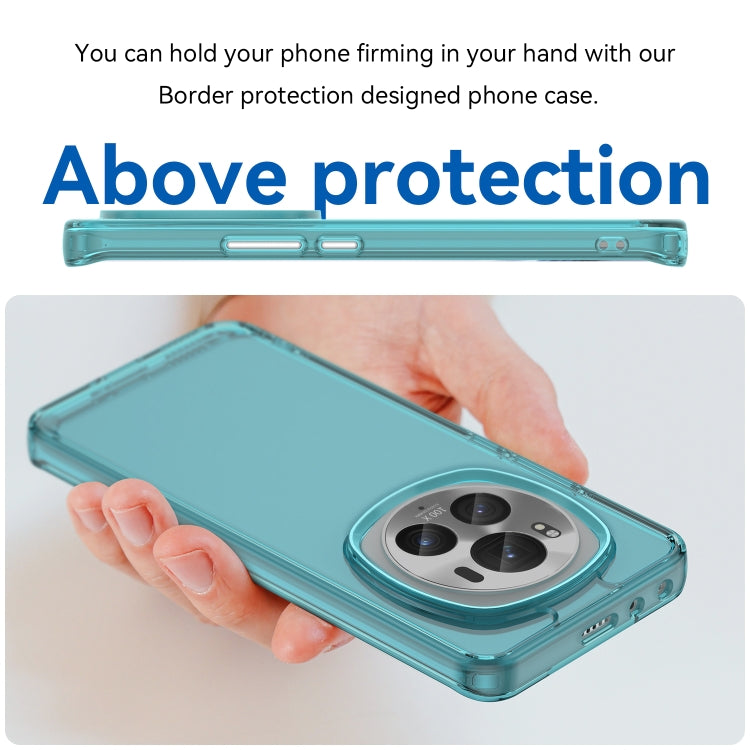 For Honor Magic6 Pro Candy Series TPU Phone Case(Transparent Blue)