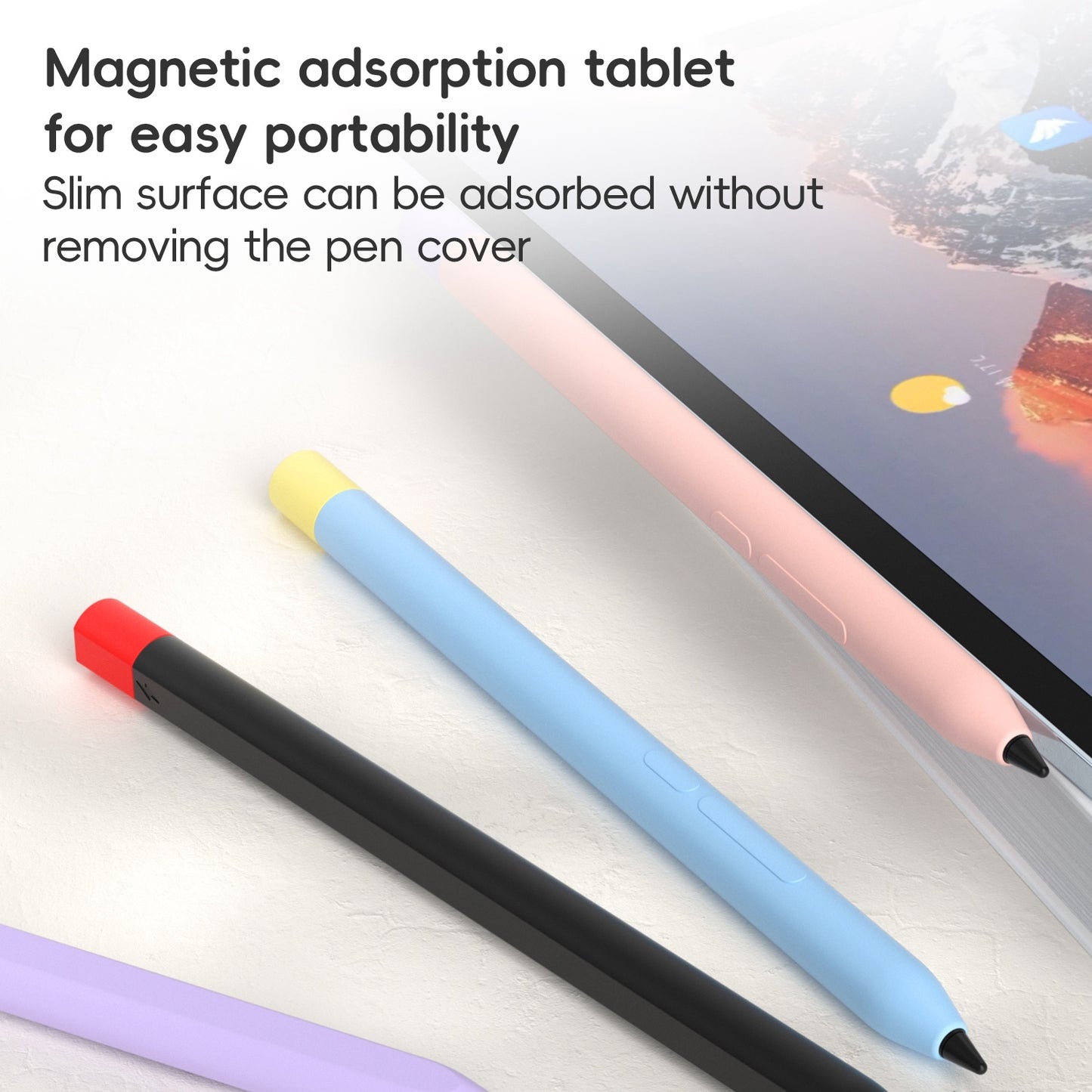 For Xiaomi Focus Pen III Stylus Pen Contrast Color Silicone Protective Case(Grey)