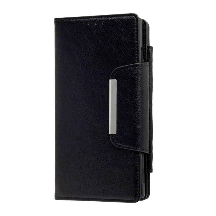 For Samsung Galaxy S24 5G Multifunctional 7-Card Wallet Leather Phone Case(Black)