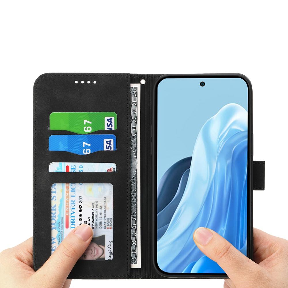 For vivo V50 Dierfeng Dream Line TPU Hybrid PU Leather Phone Case(Black)