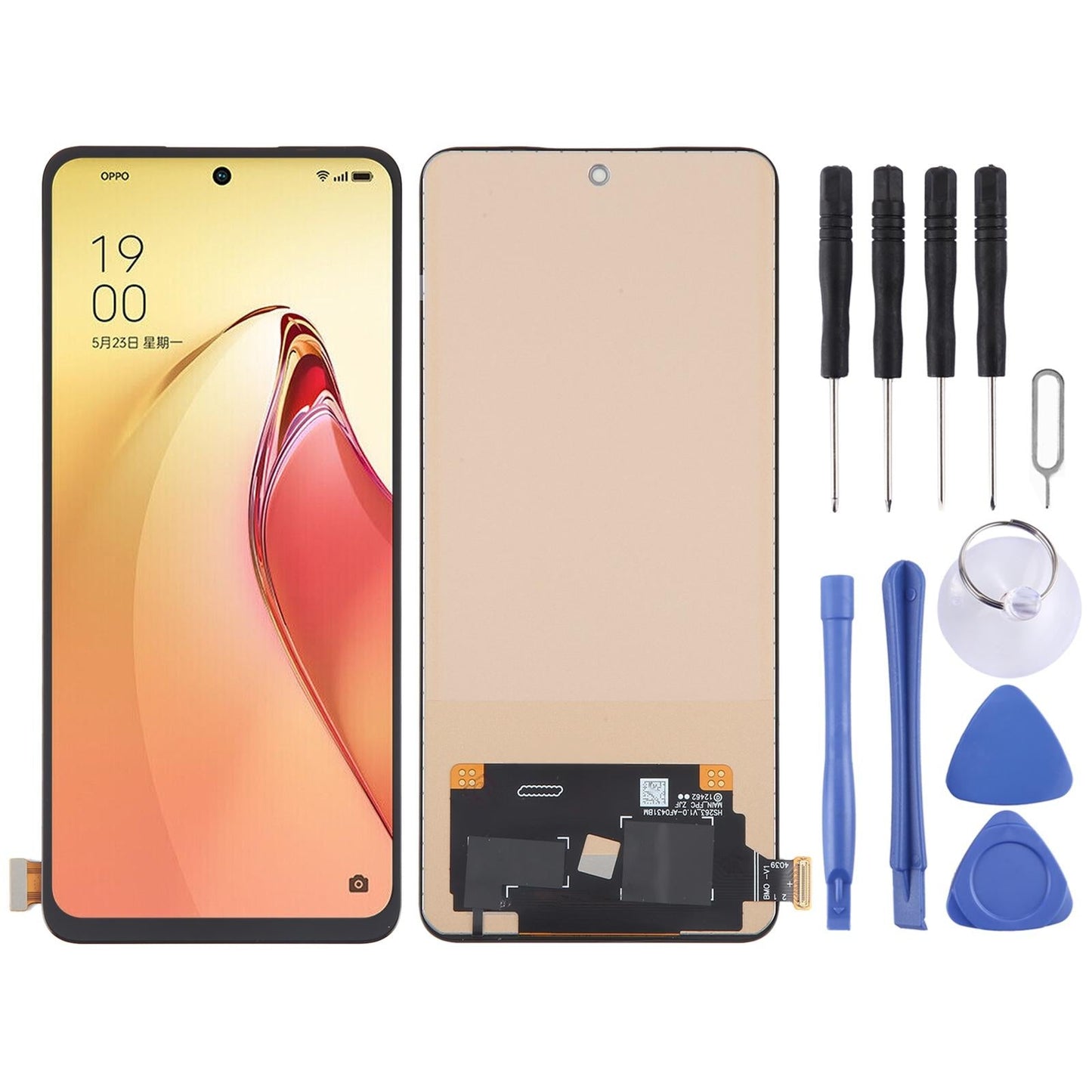 For OPPO Reno8 Pro 5G TFT Material OEM LCD Screen with Digitizer Full Assembly