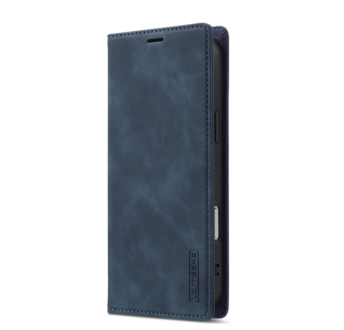Compatible with iPhone 18 Pro Max & 17 Pro Max LC.IMEEKE Strong Magnetism Microfiber Leather Phone Case - Blue