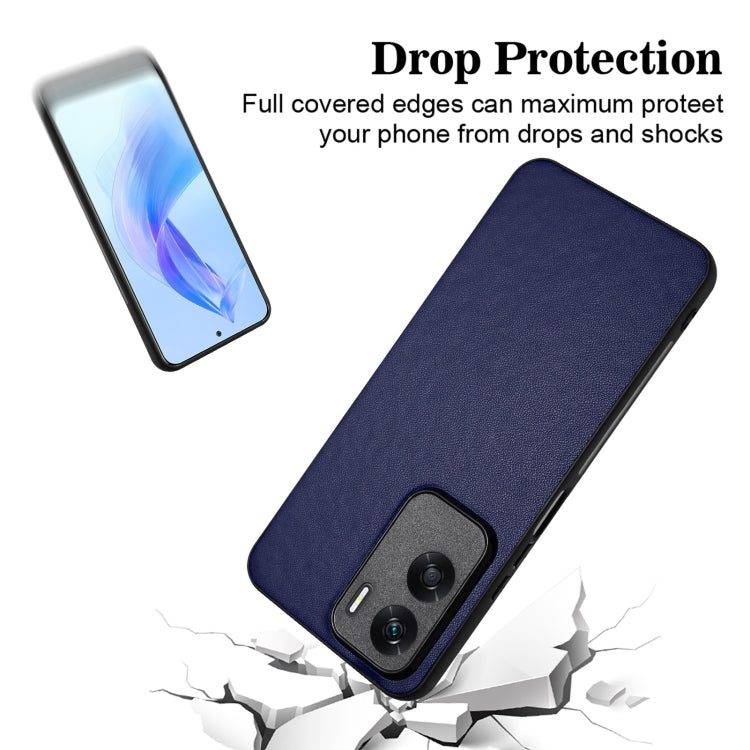 For Honor X50i/90 Lite R20 Leather Pattern Phone Single Case(Blue)