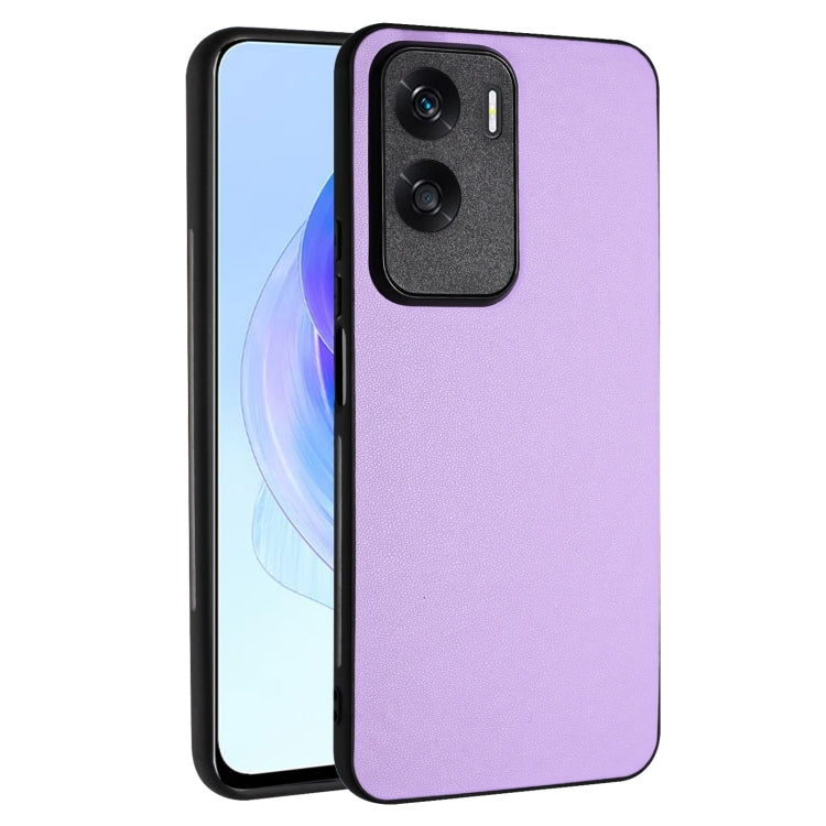 For Honor X50i/90 Lite R20 Leather Pattern Phone Single Case(Purple)