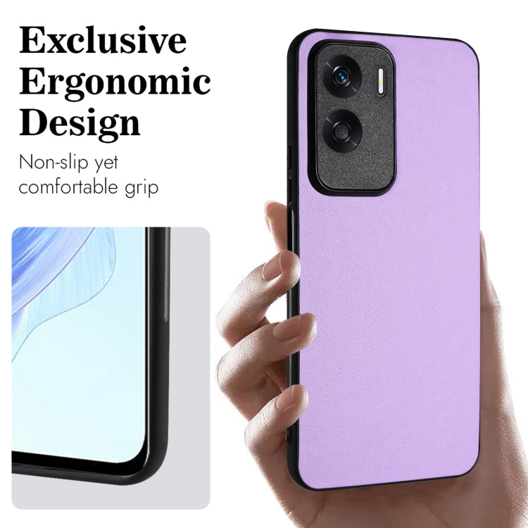 For Honor X50i/90 Lite R20 Leather Pattern Phone Single Case(Purple)