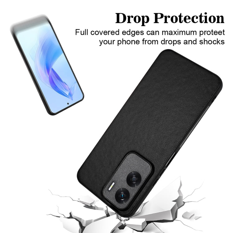 For Honor X50i/90 Lite R20 Leather Pattern Phone Single Case(Black)