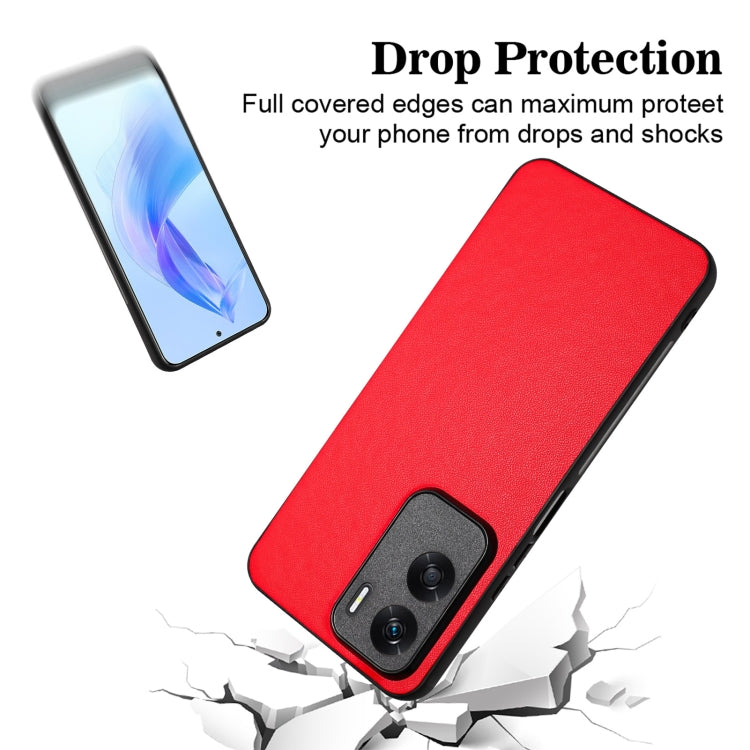 For Honor X50i/90 Lite R20 Leather Pattern Phone Single Case(Red)