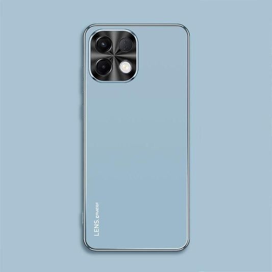 For OPPO K13 / K12s AG Frosted Electroplating Acrylic Phone Case(Sierra Blue)