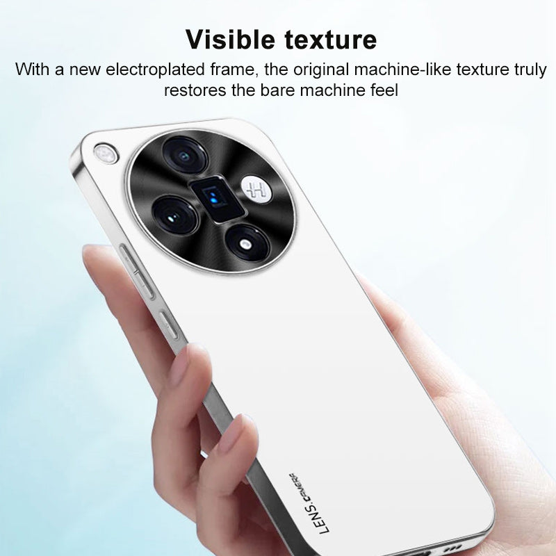 For OPPO K13 / K12s AG Frosted Electroplating Acrylic Phone Case(Silver White)