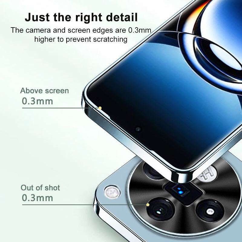 For OPPO K13 / K12s AG Frosted Electroplating Acrylic Phone Case(Silver White)