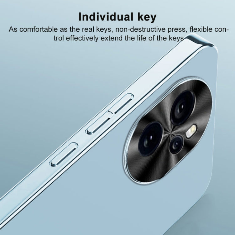 For Honor 90 Lite AG Frosted Electroplating Acrylic Phone Case(Silver White)