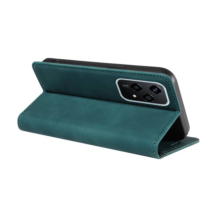 For Honor 200 Lite 5G Global BETOPNICE Suction RFID Anti-theft Leather Phone Case(Green)