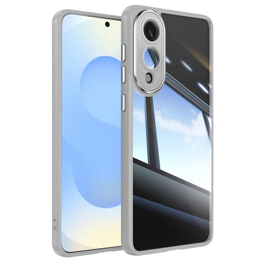 For Samsung Galaxy S25 Edge 5G Acrylic Hybrid TPU Armor Shockproof Phone Case(Grey)