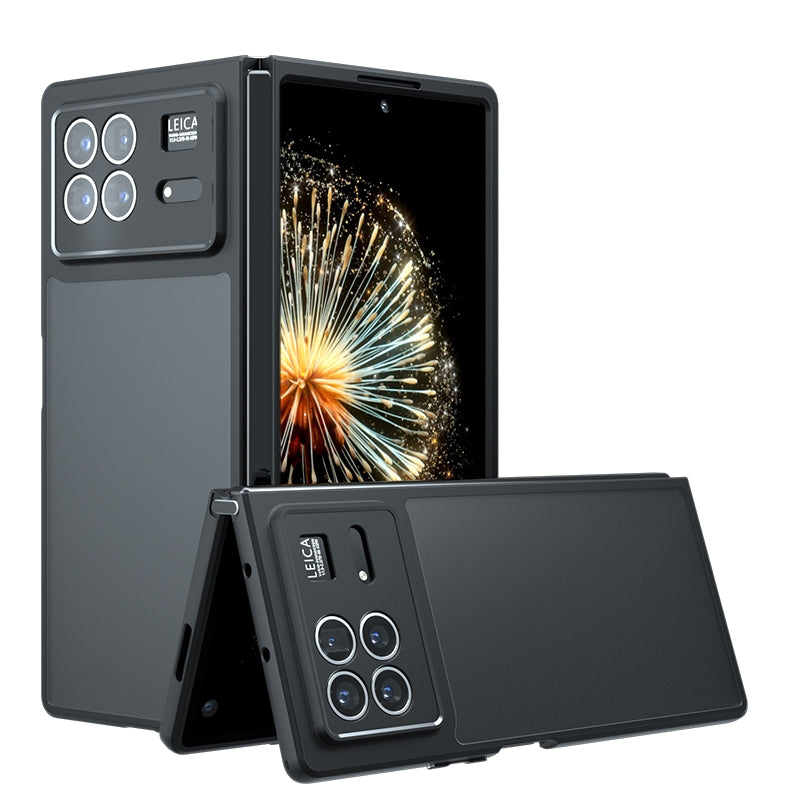 For Xiaomi Mix Fold 3 Armor Precise Hole PC Hybrid TPU Phone Case(Frosted Black)