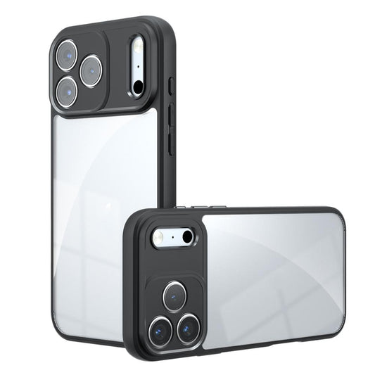 Compatible with iPhone 18 Pro Max Armor Precise Hole PC Dual-Layer TPU Phone Case - Transparent