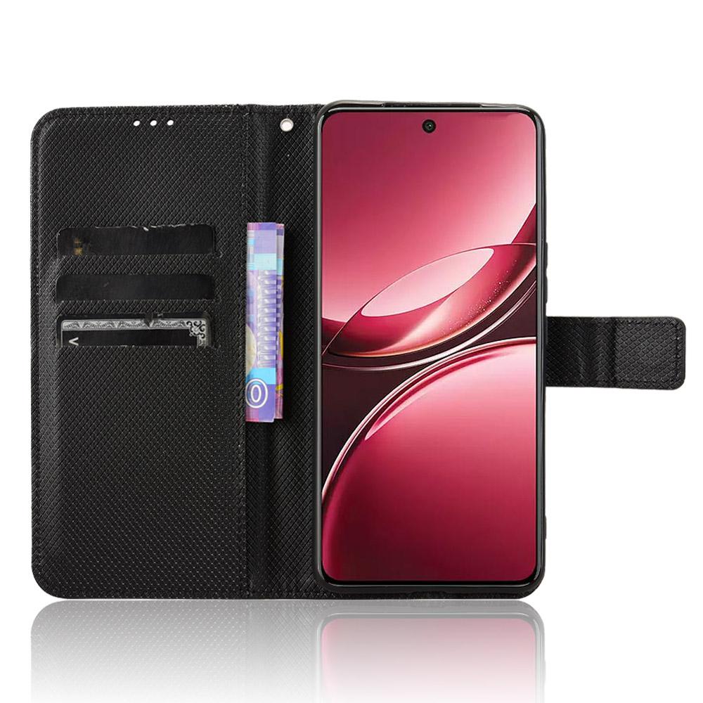 For vivo V50 5G Diamond Texture Leather Phone Case(Black)