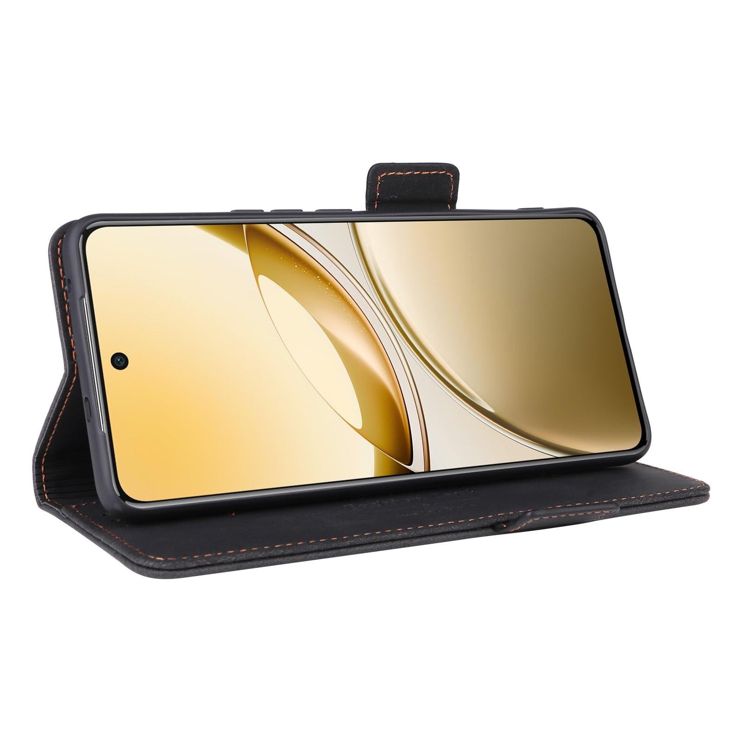 For vivo V50 5G Magnetic Clasp Leather Phone Case(Black)