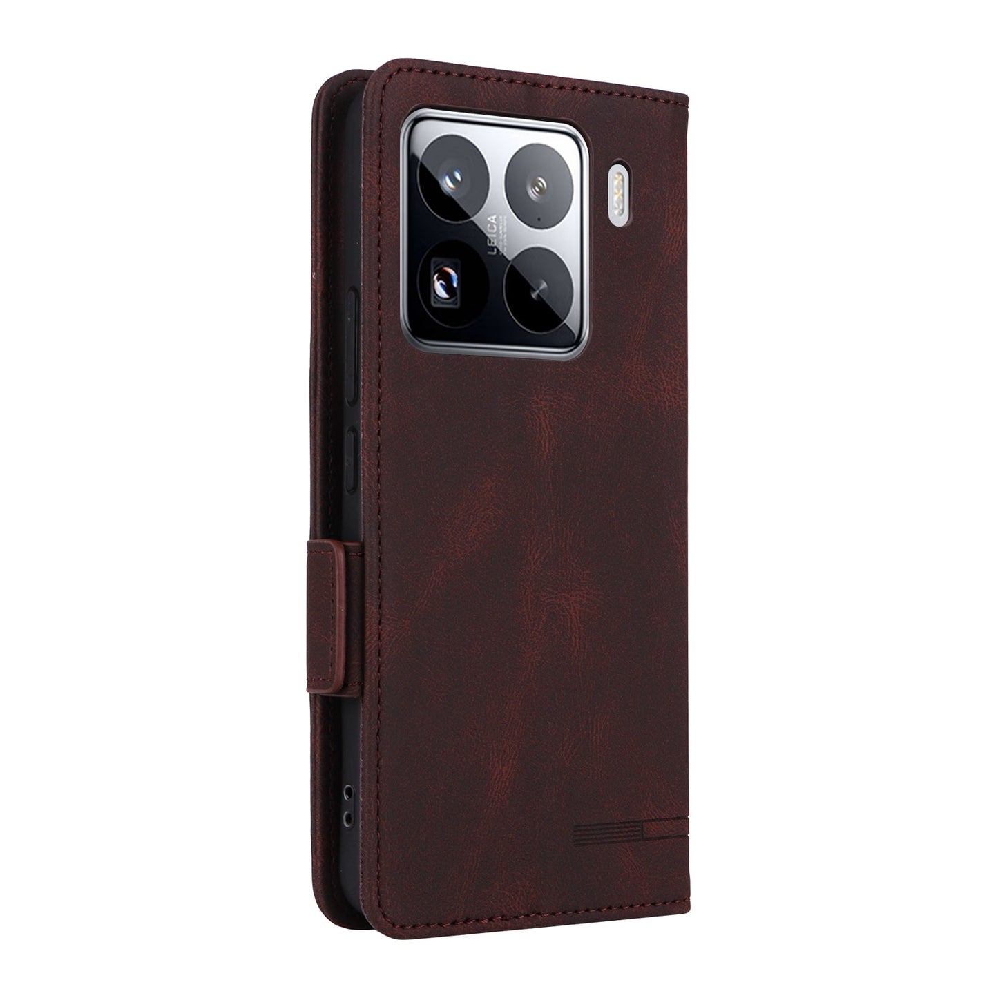For Xiaomi 15 Pro Magnetic Clasp Leather Phone Case(Brown)
