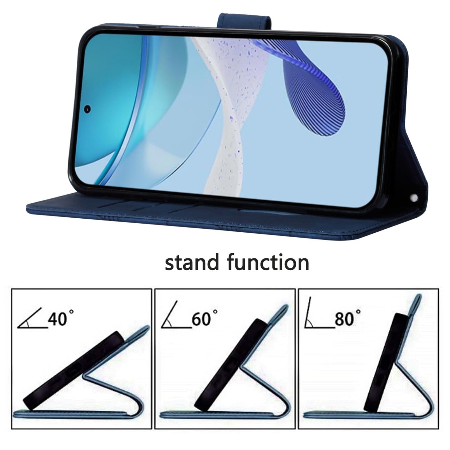 For vivo V50 Lite 5G Crossbody 3D Embossed Flip Leather Phone Case(Blue)