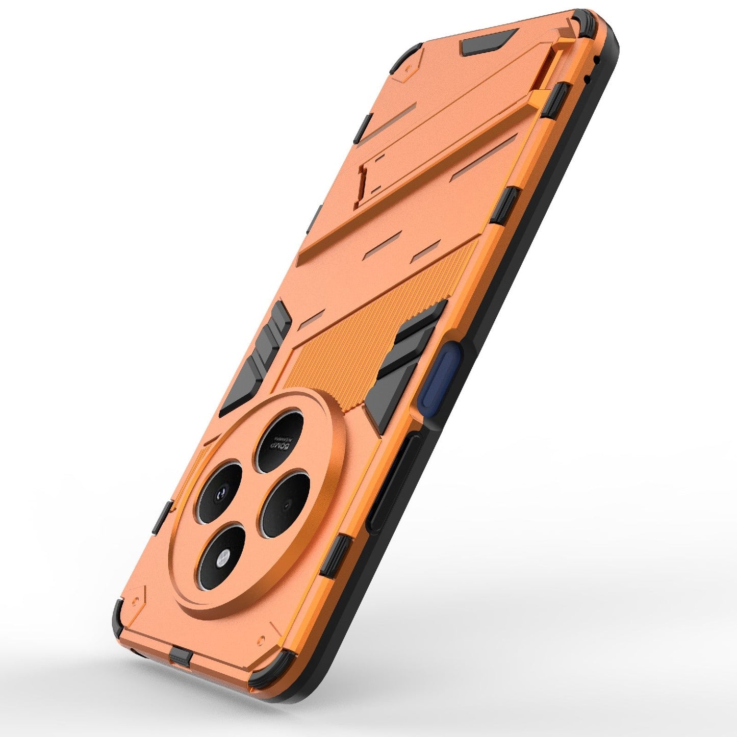 For Redmi 14C 4G Global Punk Armor 2 in 1 PC + TPU Phone Case with Holder(Orange)