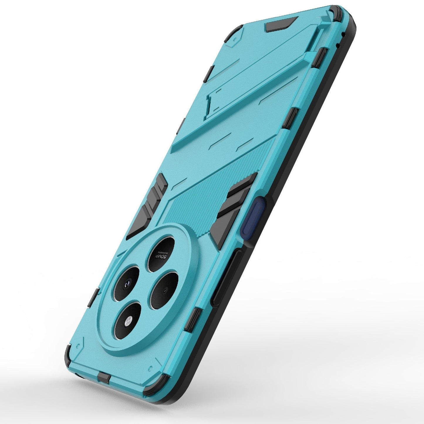 For Redmi 14C 4G Global Punk Armor 2 in 1 PC + TPU Phone Case with Holder(Blue)