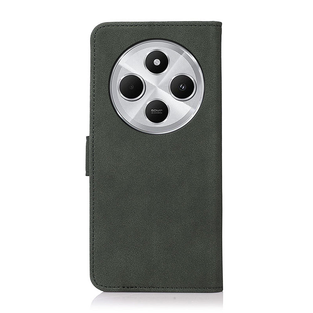 For Redmi 14C 4G KHAZNEH Matte Texture Leather Phone Case(Green)