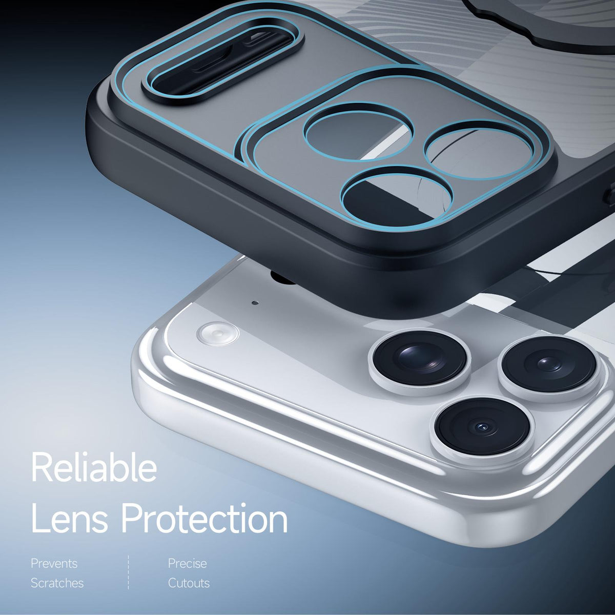 Compatible with iPhone 18 Pro Max DUX DUCIS Aimo Mag Series MagSafe Ring Holder Frosted Phone Case - Black
