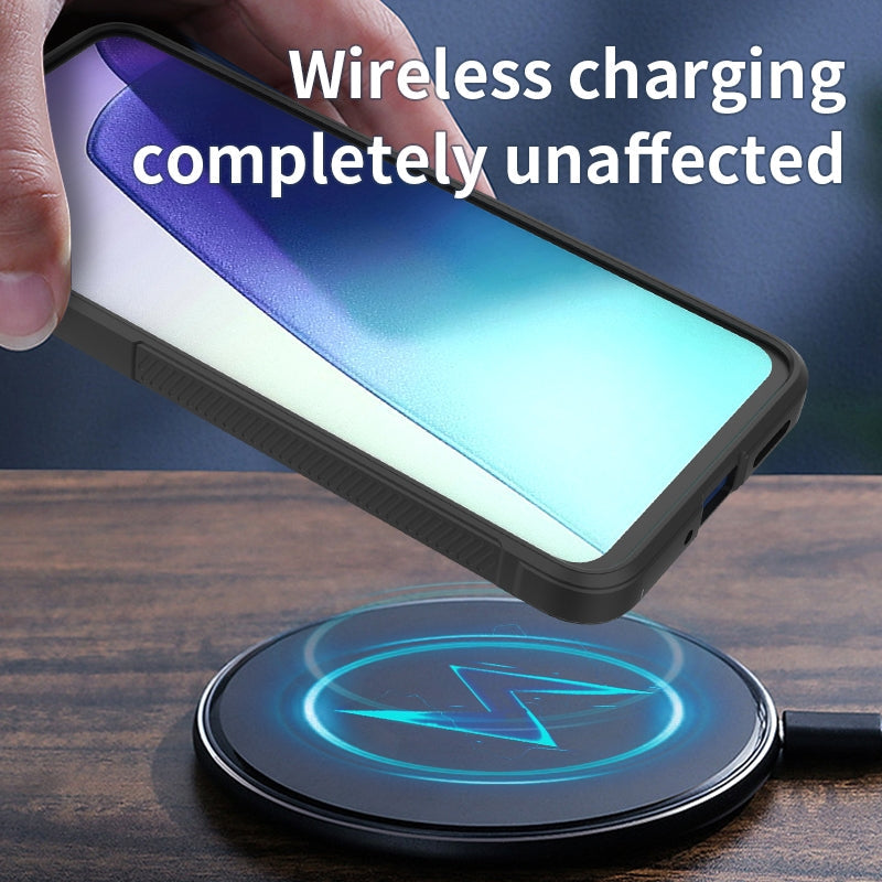 For Redmi 14C 4G Global Magic Shield TPU + Flannel Phone Case(Black)