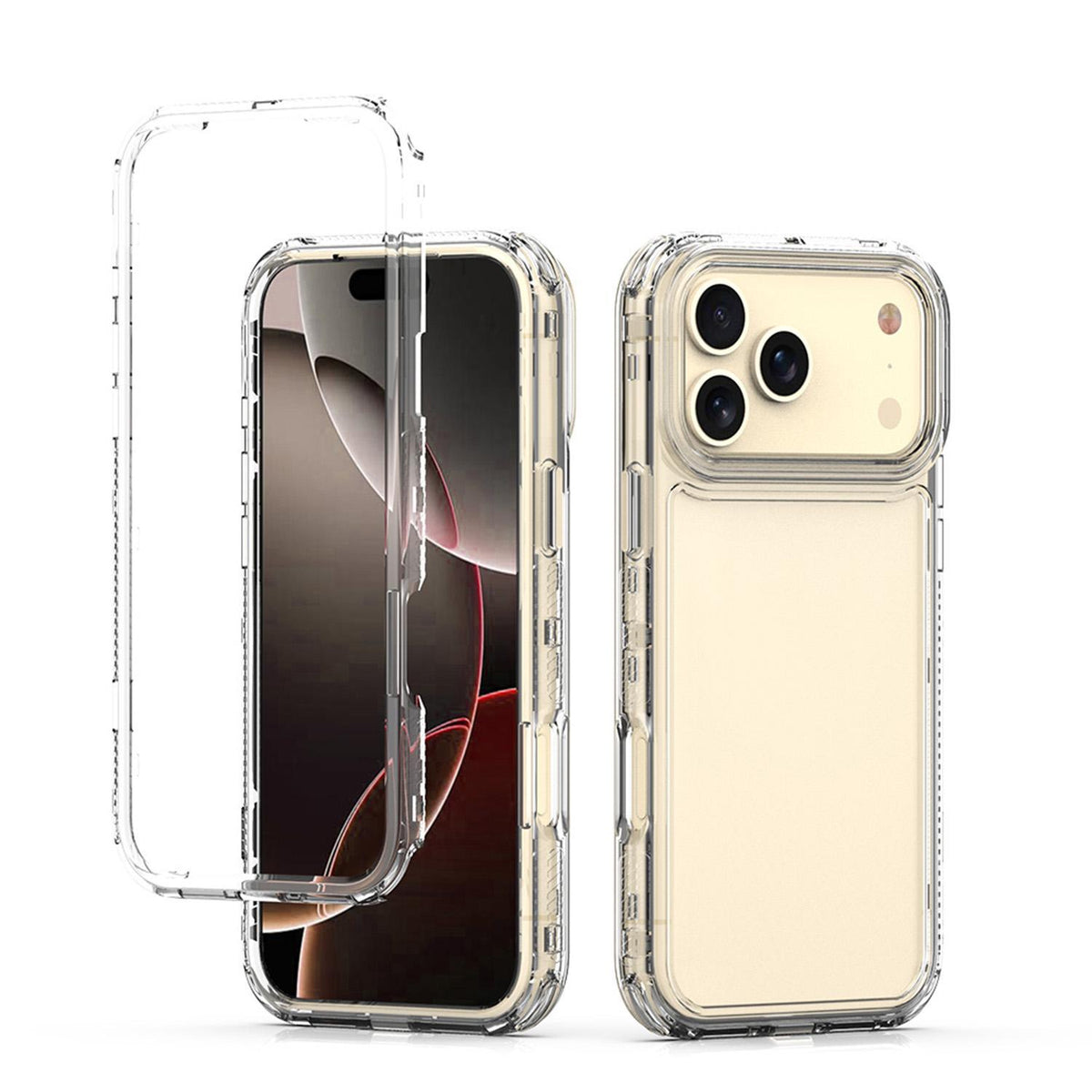 Compatible with iPhone 18 Pro Max Acrylic Transparent Phone Case