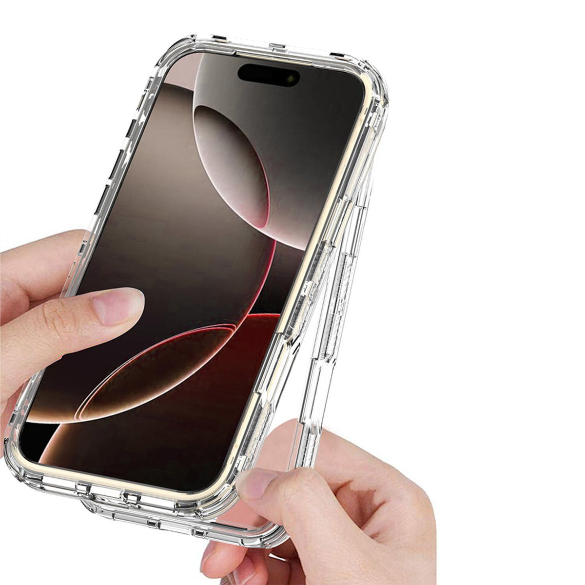 Compatible with iPhone 18 Pro Max Acrylic Transparent Phone Case