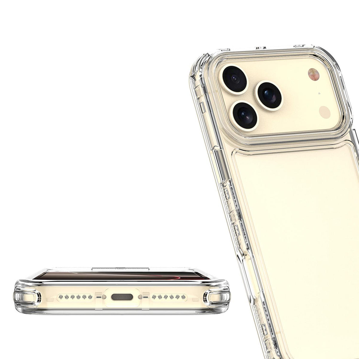 Compatible with iPhone 18 Pro Max Acrylic Transparent Phone Case