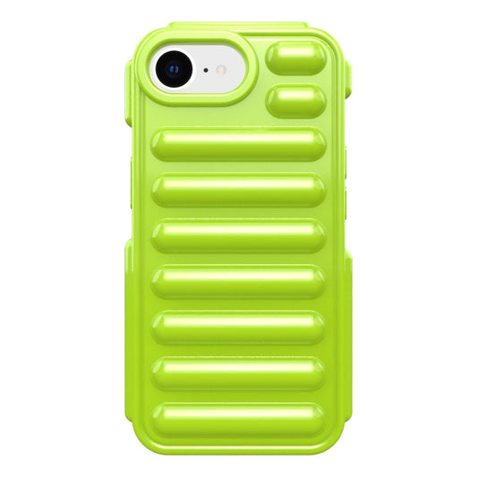 For iPhone 16e Capsule Series Candy Color TPU Phone Case(Green)