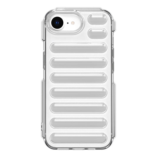 For iPhone 16e Capsule Series Candy Color TPU Phone Case(Transparent)
