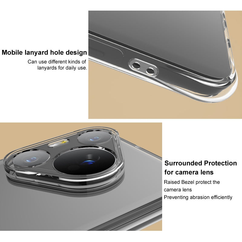 For Xiaomi 15 Pro imak Shockproof Airbag TPU Phone Case(Transparent)