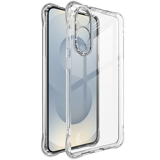 For Samsung Galaxy S25 Edge 5G imak Shockproof Airbag TPU Phone Case(Transparent)