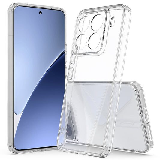 For Xiaomi 15 Pro Scratchproof Acrylic TPU Phone Case(Transparent)